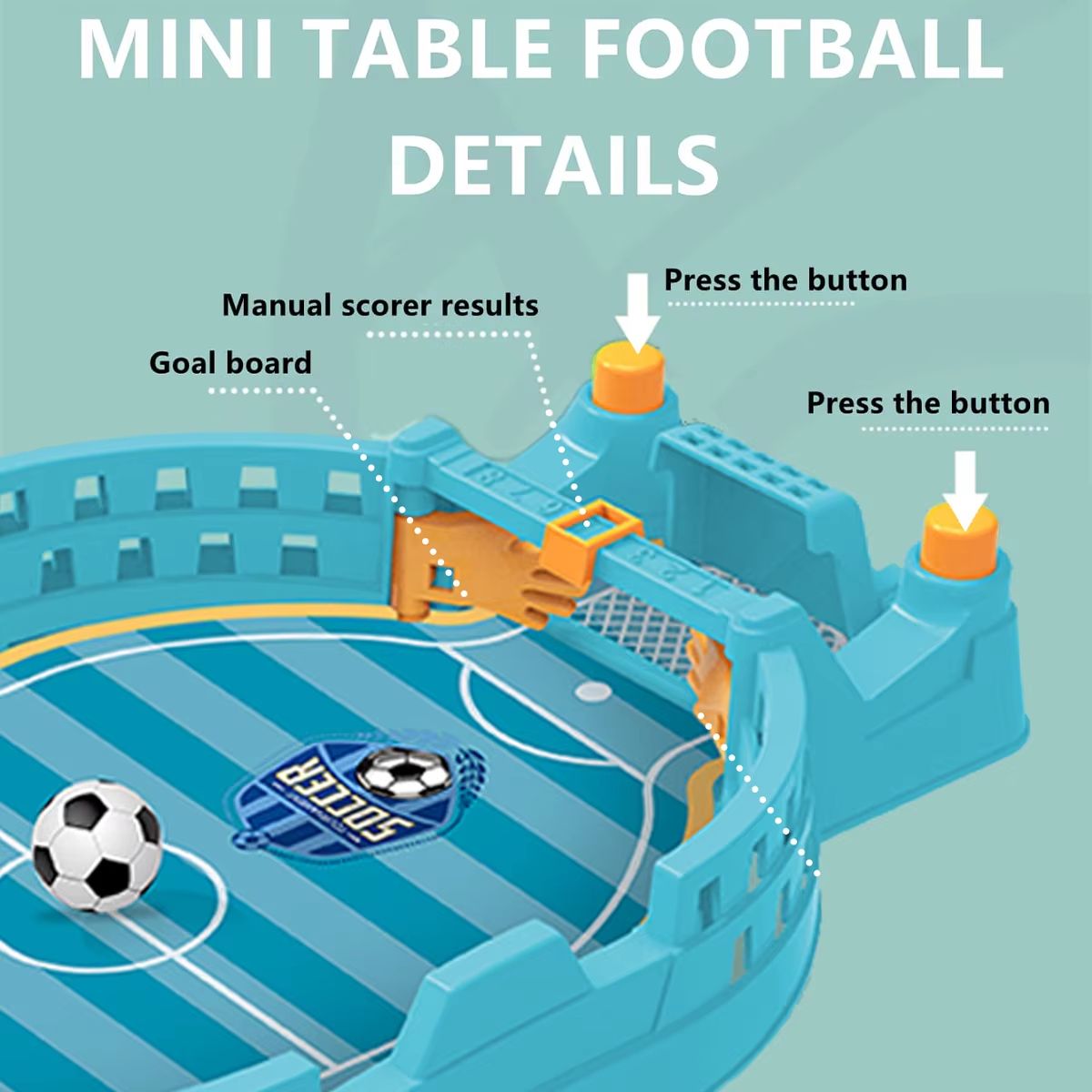 MiniSoccer Tabletop Football Game
