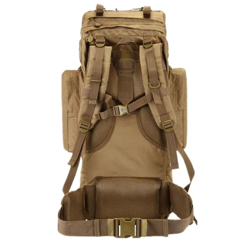 Waterproof 70L Mountaineering Backpack Ultra-Durable Camouflage Rucksack