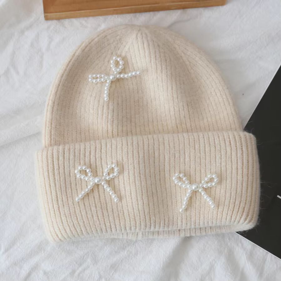 Women's Winter Windproof Layered Knitted Beanie Hat