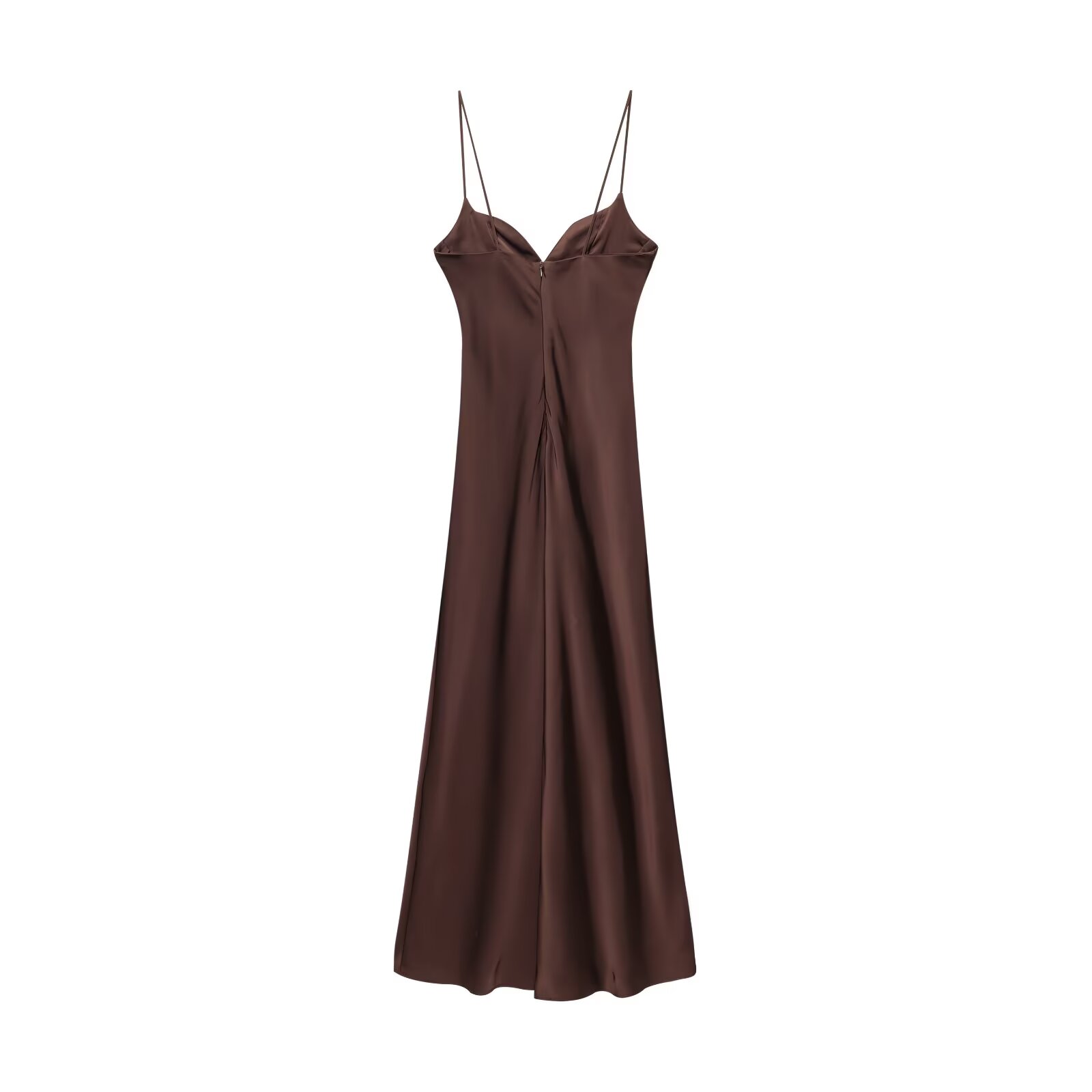 Summer Sexy Satin Textured Dress, Women's Temperament Suspender Fashion, New Summer Products