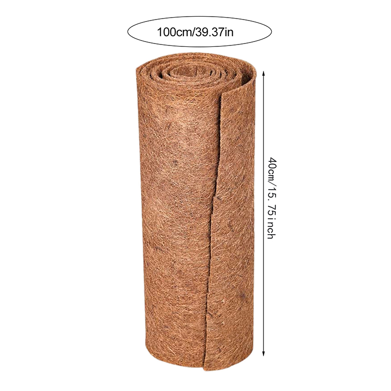 Natural Coconut Coir Liner Sheet Coco Plant Fiber Roll, Reptile Carpet Mat, Bedding Supplies & Basket/Flowerpot