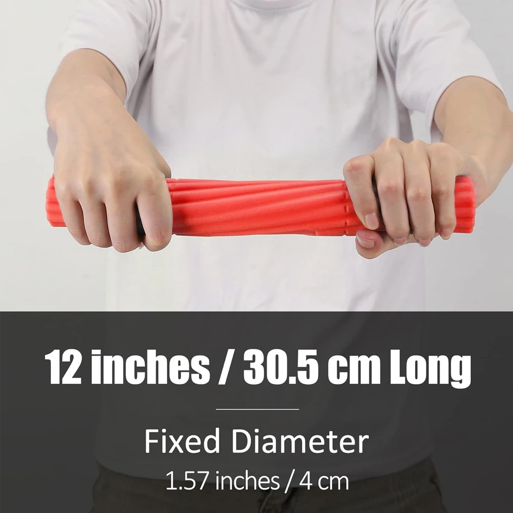 Flex Therapy Bar Forearm Strengthener for Tennis Elbow Therapy Bar Grip Training and Wrist Pain Relief
