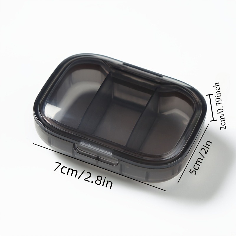 Portable Mini Pill Storage Box, Dust Proof Storage Box, Small Items Saving Box