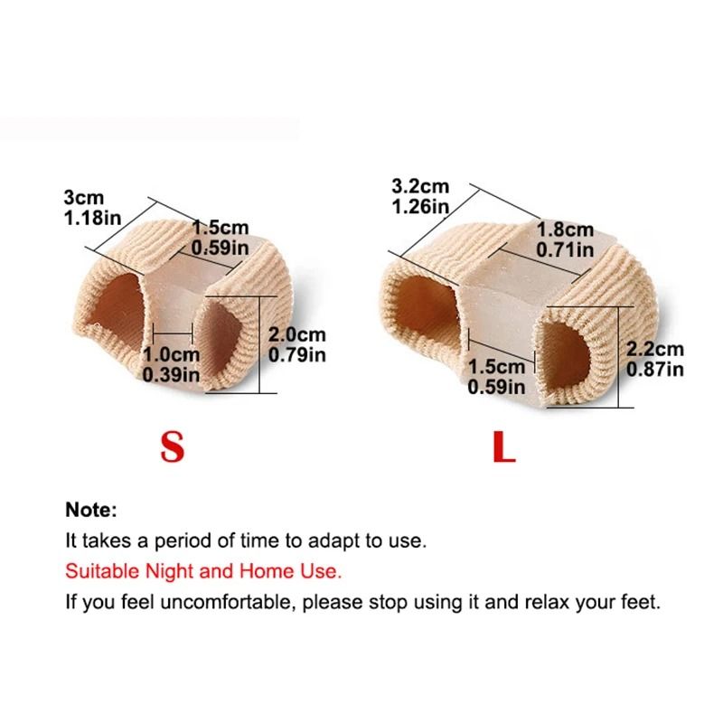 Toe Separator Silicone Bunion Corrector for Comfortable Foot Alignment