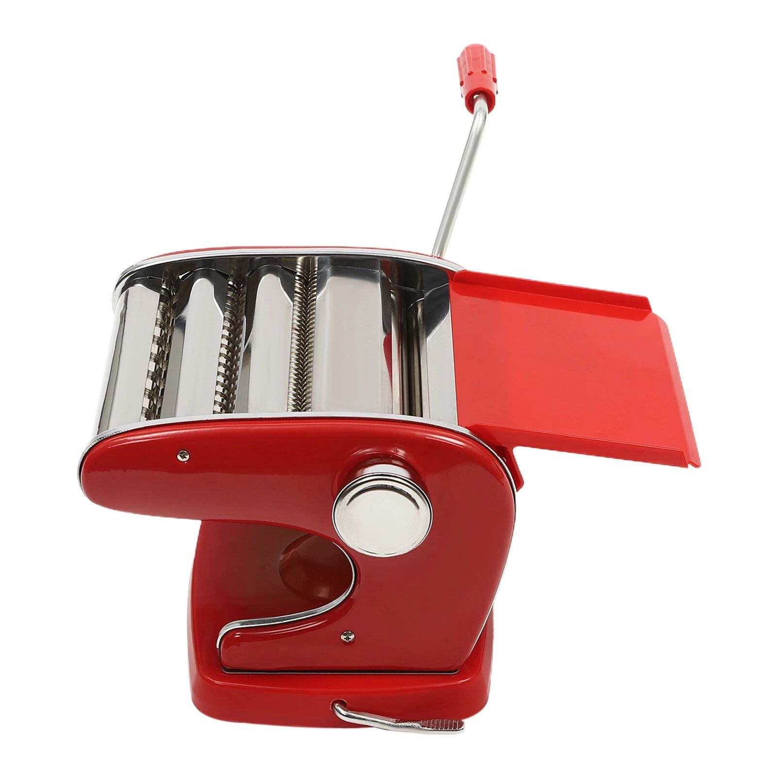 Pasta Maker Machine with Adjustable Thickness Settings, Durable Stainless Steel Construction