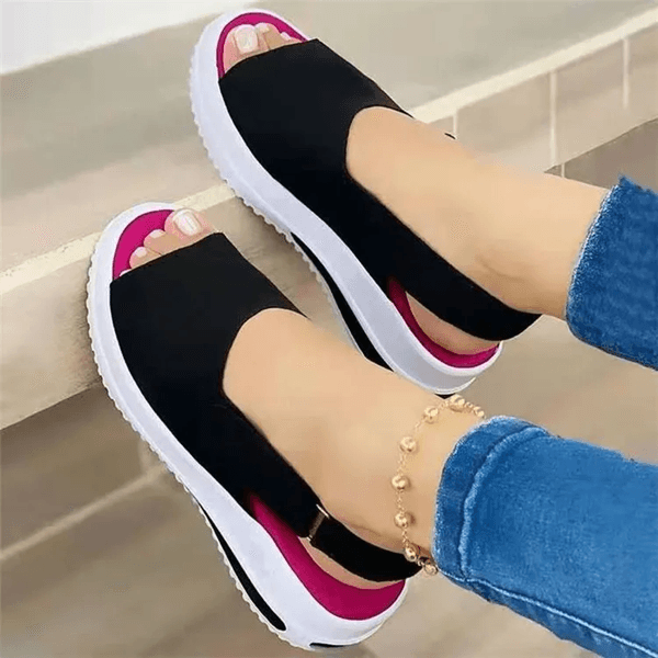 Lightweight Breathable Summer Sandals for Women with Non Slip Peep Toe Design