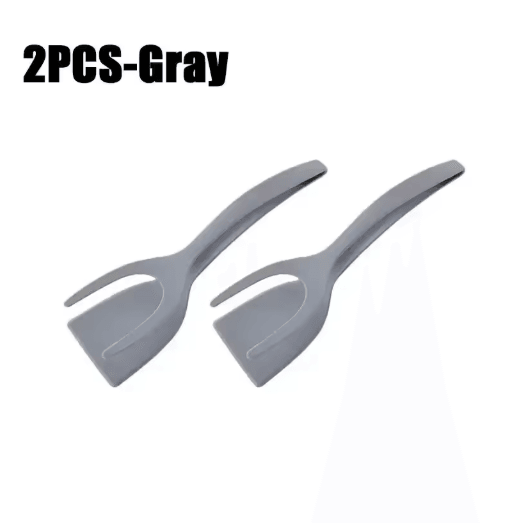 2-in-1 Egg Spatula Tongs – Pancake & Egg Flipping Tool