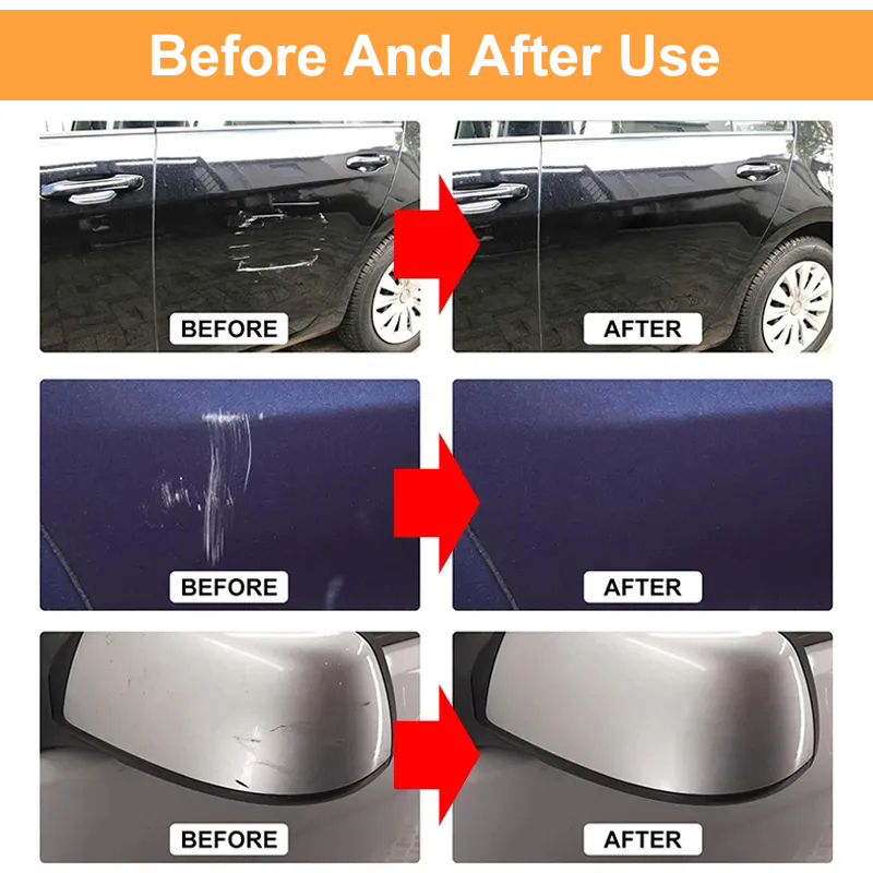 Car Body Paint Care Kit, Scratch Remover & Polishing Paste with Sponge