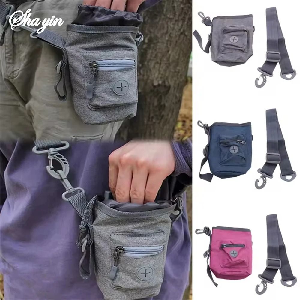 Portable Dog Training Treat Pouch Fanny Pack Snack Holder for Walks and Training