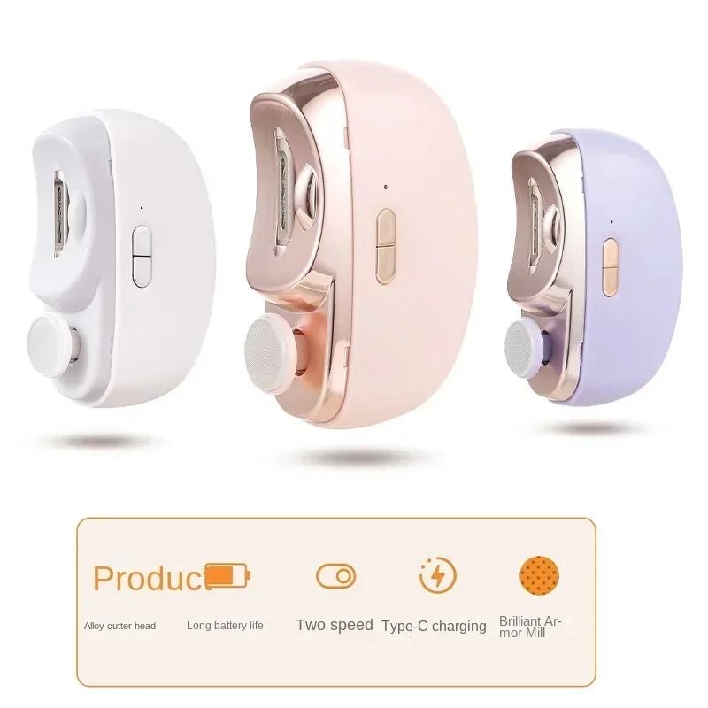 Electric Automatic Nail Clipper With Light
