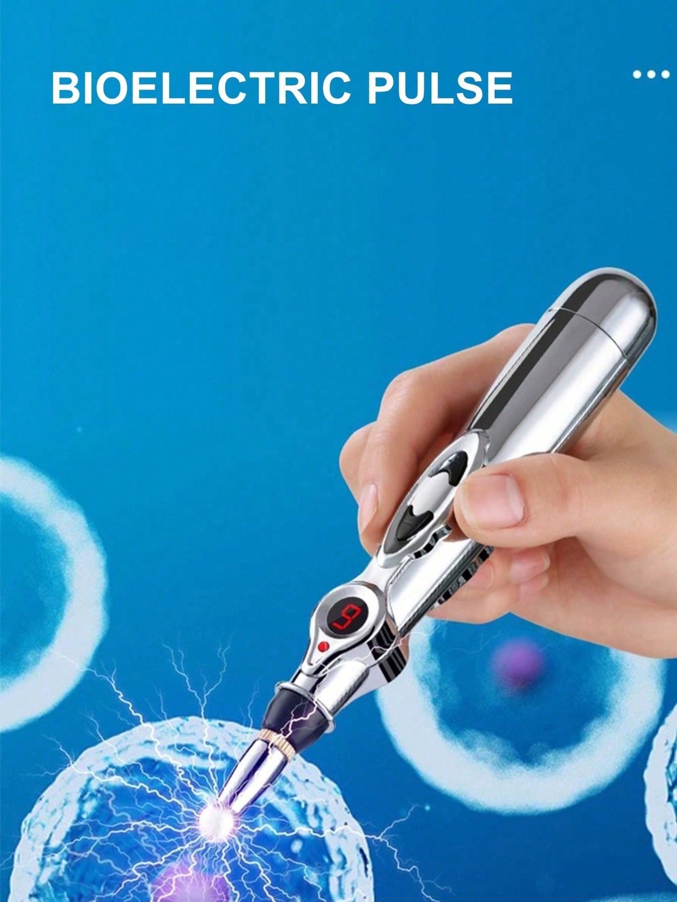 Pain Relief Electronic Acupuncture Pen, Meridian Massage for Energy, Battery Powered