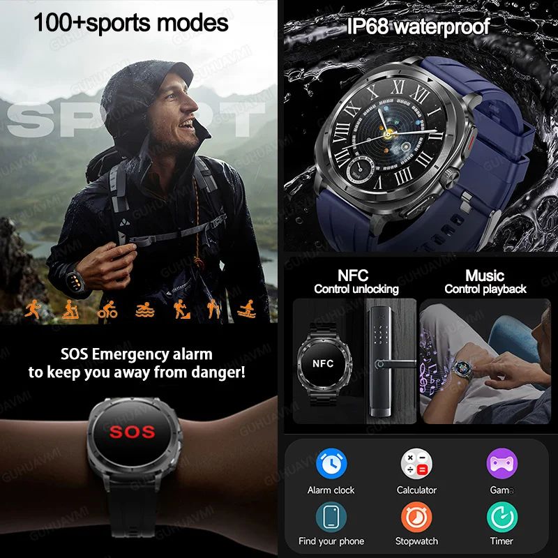 Smart Health ECG Watch with Blood Pressure & Body Analysis Tracking