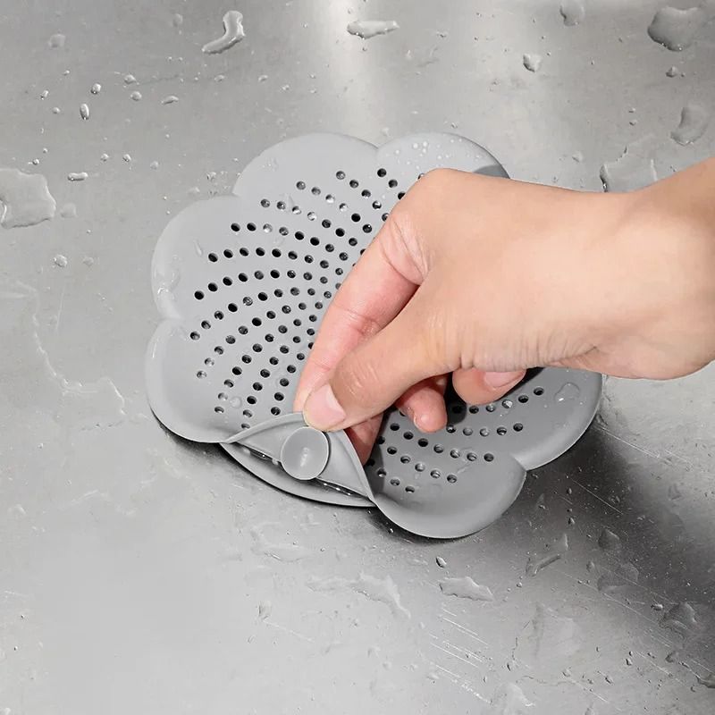 Professional Flower-Shape Silicone Drain Cover & Hair Catcher