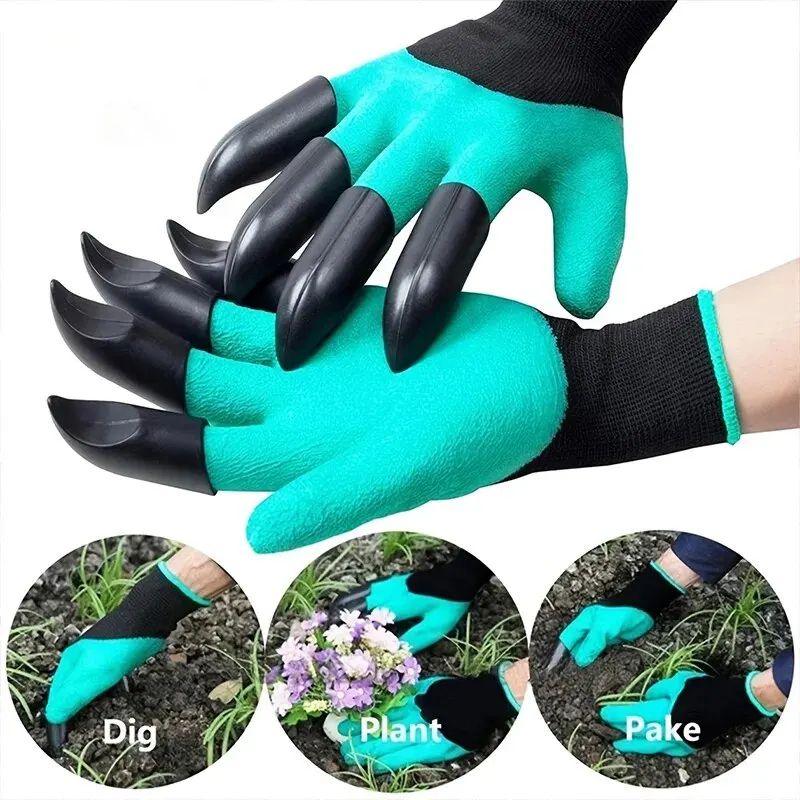 Heavy-Duty Garden Gloves – Stab Resistant Gardening Gloves with Waterproof, Wear-Resistant Protection