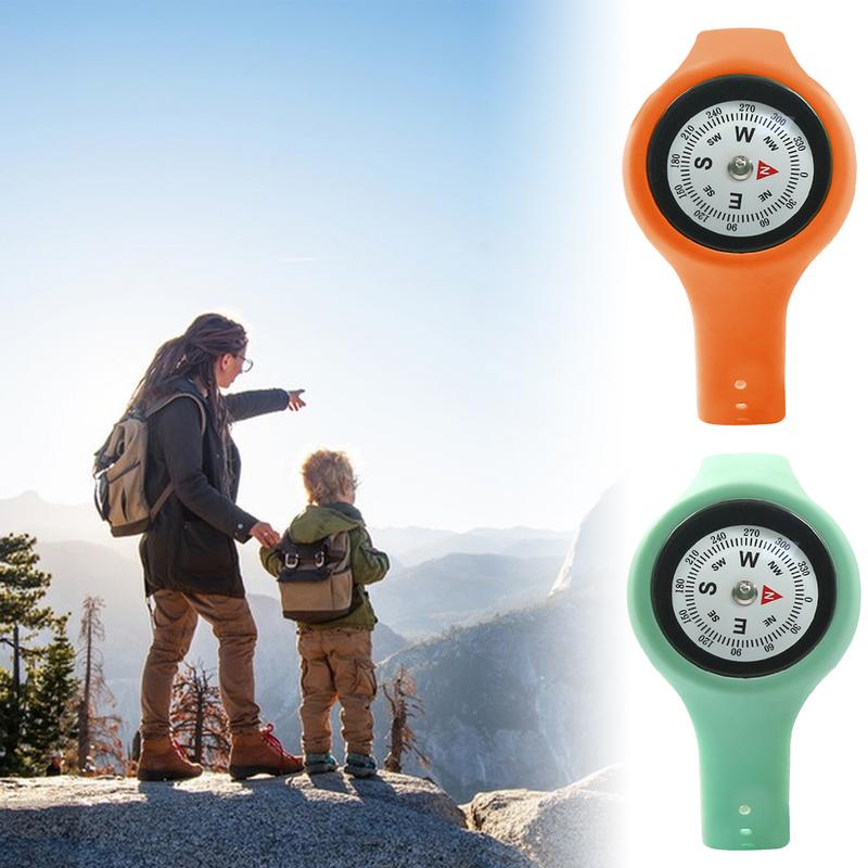 Outdoor Wrist Compass Waterproof Survival Watch Band Precision Navigation Tool