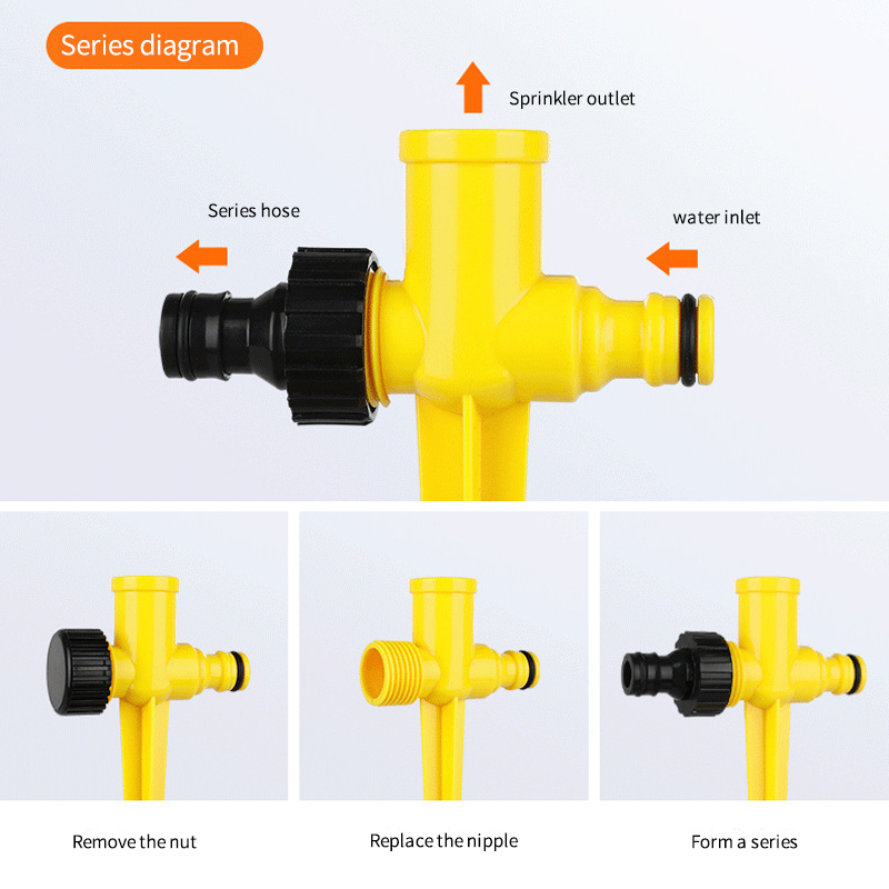 Adjustable plant garden sprinkler series, atomizing pin sprinkler, vegetable garden buried sprinkler head set