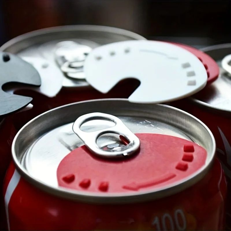 FreshSeal Reusable Soda Can Lid Set for Spill Proof Drink Protection