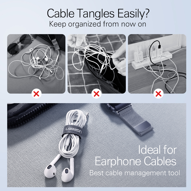 Cord Protection for iPhone, Mouse Cable Holder, USB Cable Organizer, Wire Winder Protector