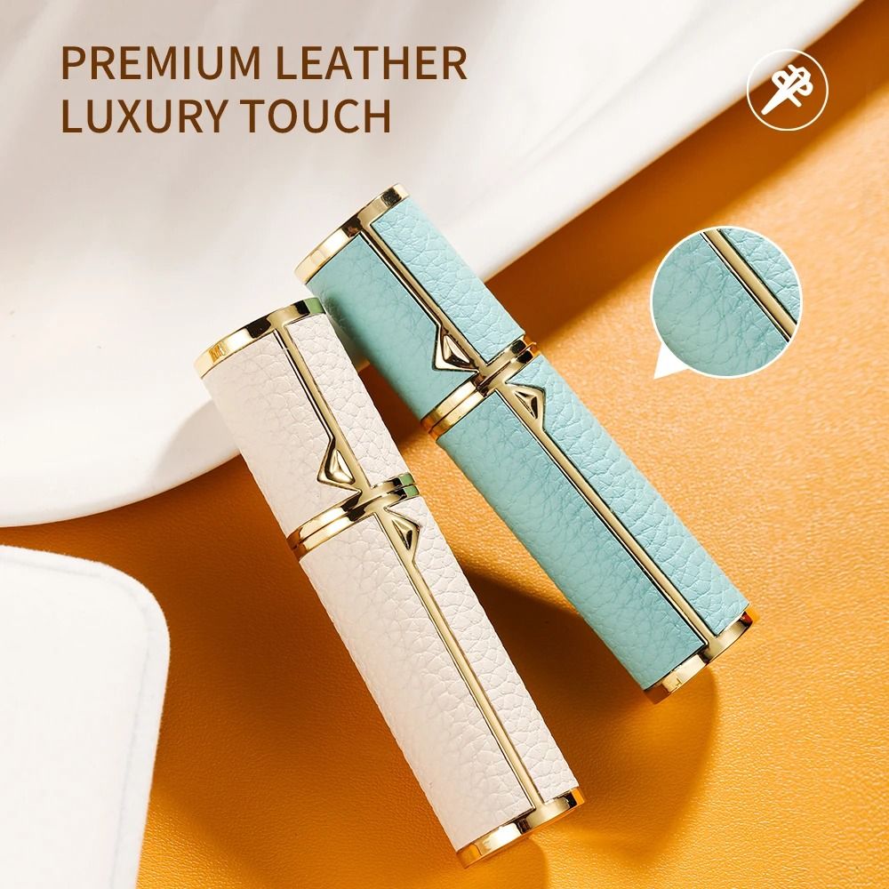 5ml PU Leather Mini Perfume Atomizer Spray Bottle