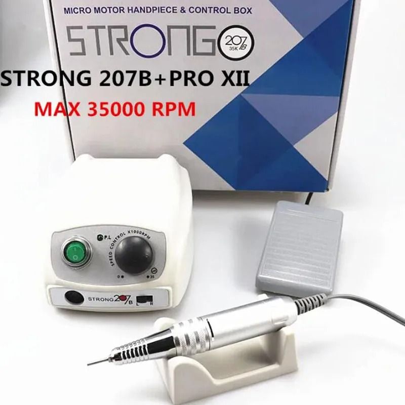 50000RPM Electric Nail Drill Strong 210 | 65W Professional Manicure Machine & Pedicure Kit
