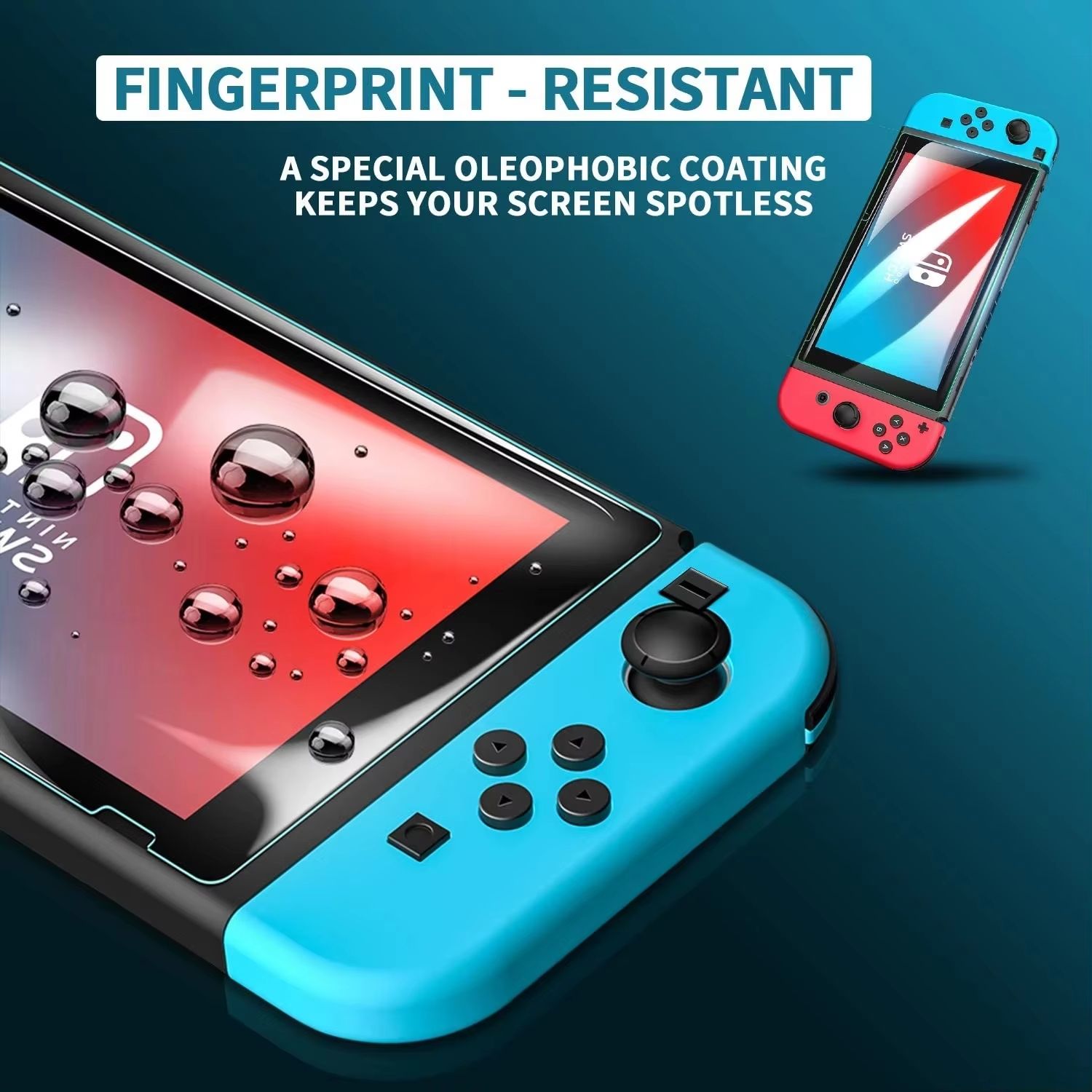 Tempered Glass Screen Protector for Nintendo Switch, Switch Lite, and Switch OLED Consoles