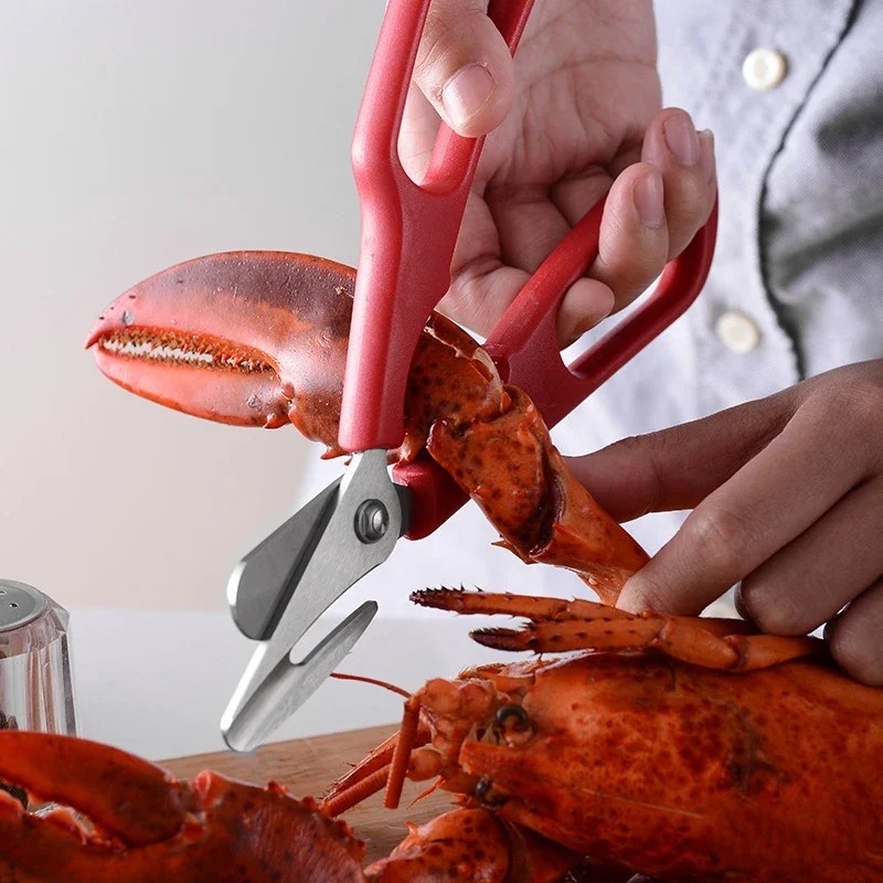 Stainless Steel Seafood Cutting Scissors