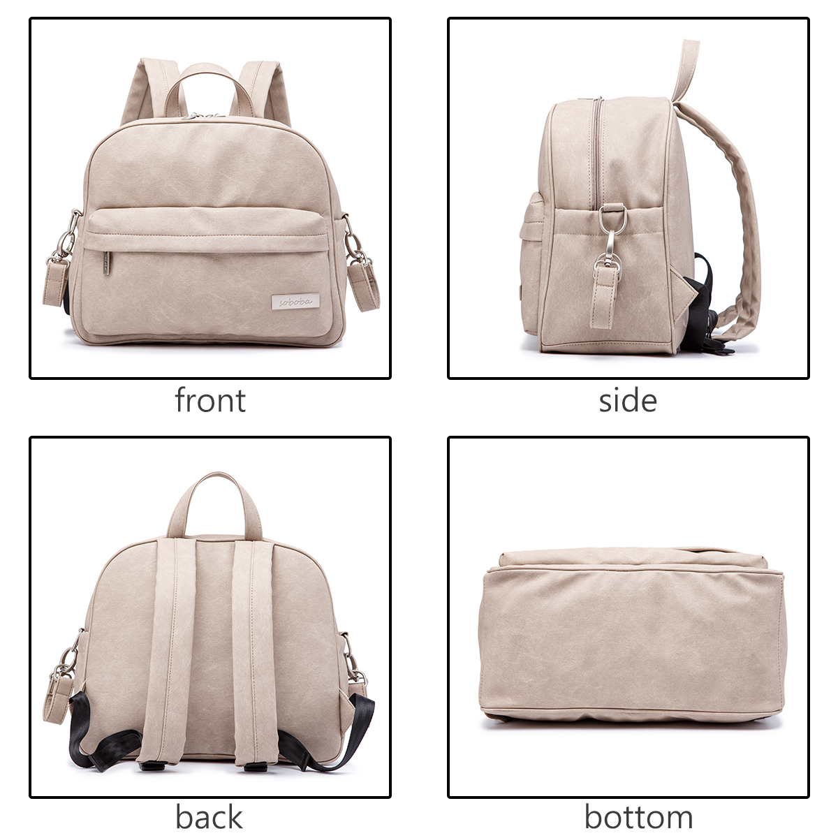 Stylish Waterproof Diaper Backpack for Moms, Lightweight & Portable Nappy Bag for Quick Outings