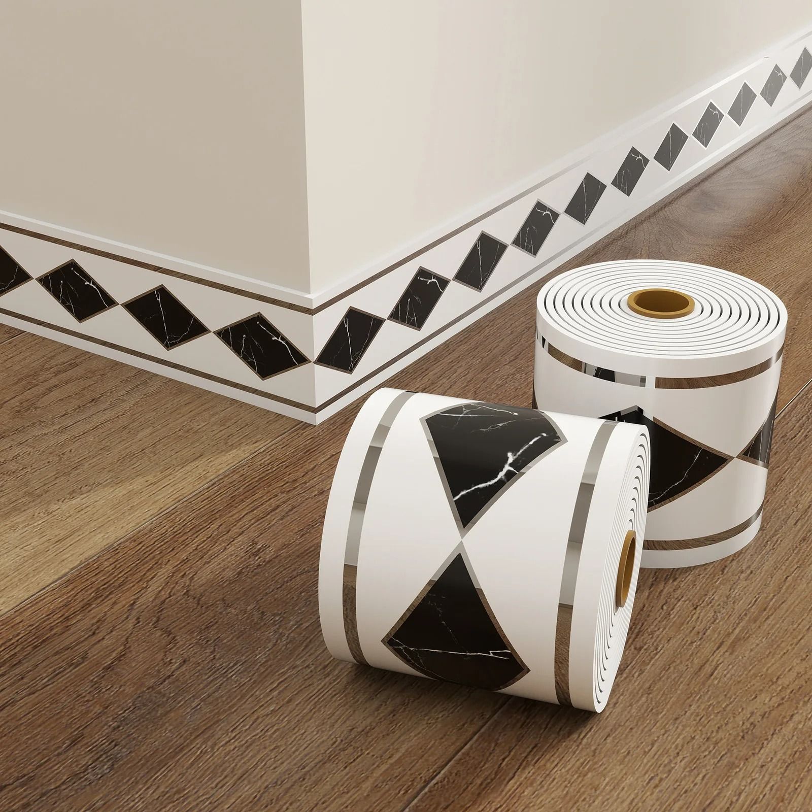 Flexible Self Adhesive Foam Skirting Board Wall Trim
