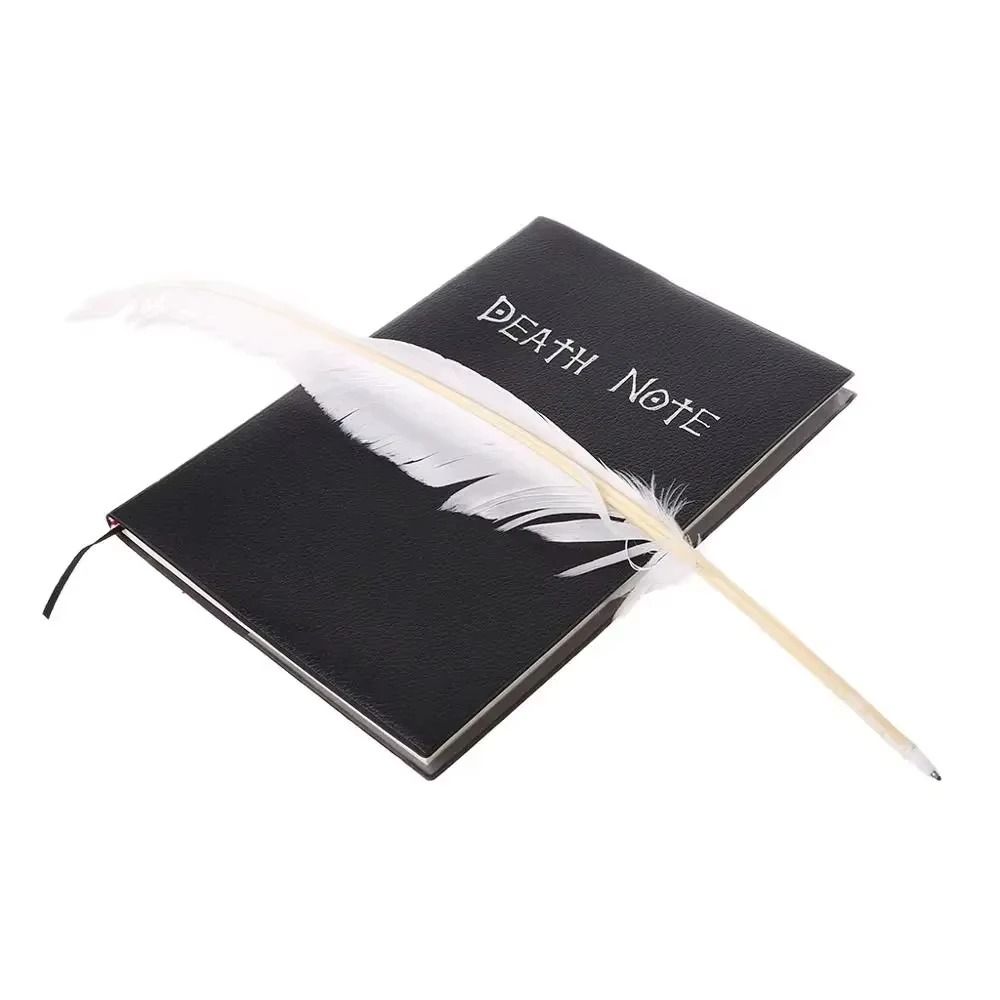 Death Note Anime Large School Notebook – Collectible Writing Journal & Cosplay Stationery Prop