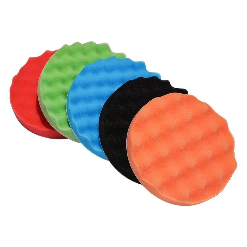 Car Polishing Pad Set 5 Piece Foam Buffing and Waxing Kit