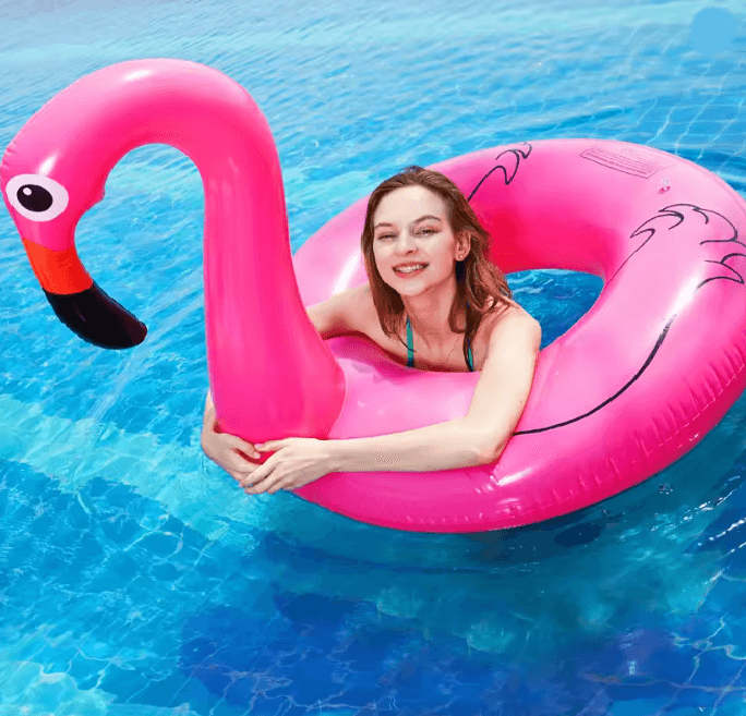 Flamingo Float Deluxe Pool Ring
