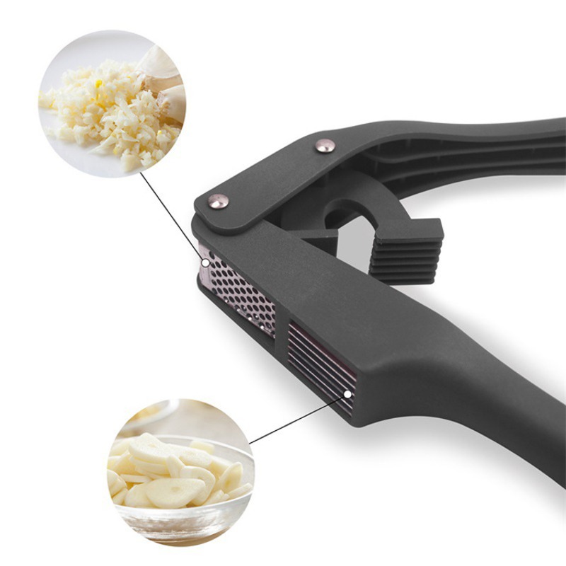 Premium Garlic Press & Crusher Tool with Slicer Multi Use Kitchen Garlic Mincer
