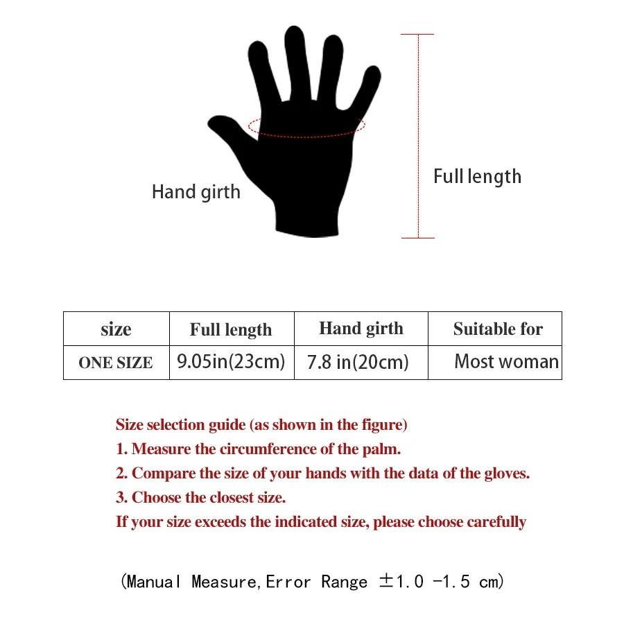 Warm Womens Touchscreen Gloves Plush Lined Suede Winter Driving Gloves