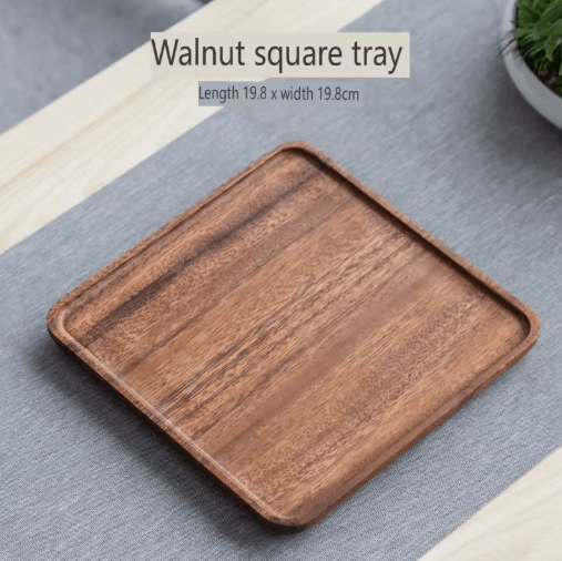 Acacia Wood Rectangular Serving Tray and Long Charcuterie Board