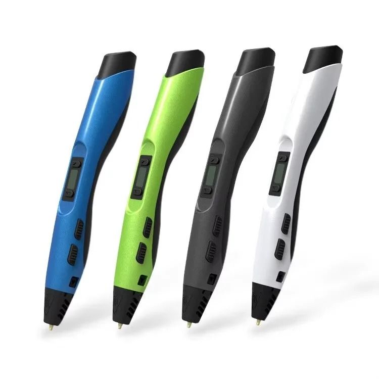 Multifunctional 3D Printing Pen with LED Screen Includes 2 PLA Filaments Kids 3D Drawing Gift