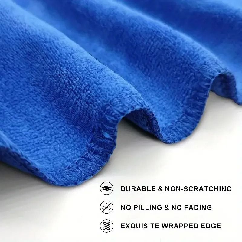 Industrial Standard 10-Pack Microfiber Car Wash and Polishing Towels