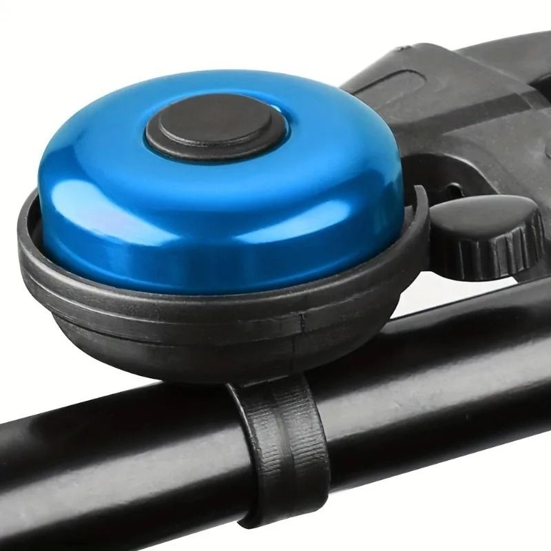 Premium Aluminum Bike Bell Classic Black with Loud Clear Ring