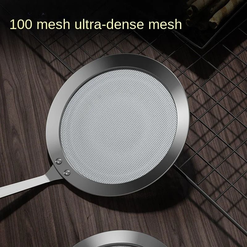 Fat Skimmer Spoon Stainless Steel Fine Mesh Strainer Spoon