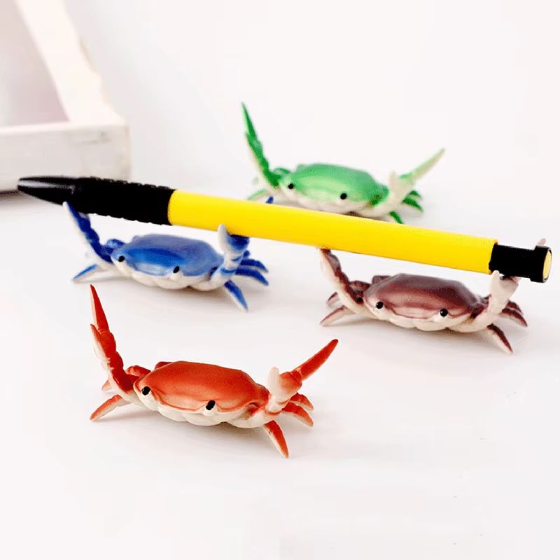 CrabFlex Funny Weightlifting Pen Holder for Cute Desk Organization