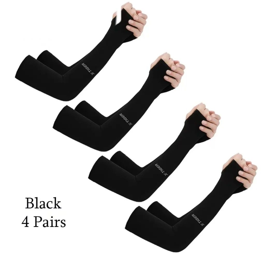 Summer Ice Cloth Cycling Arm Sleeves Sun Protection