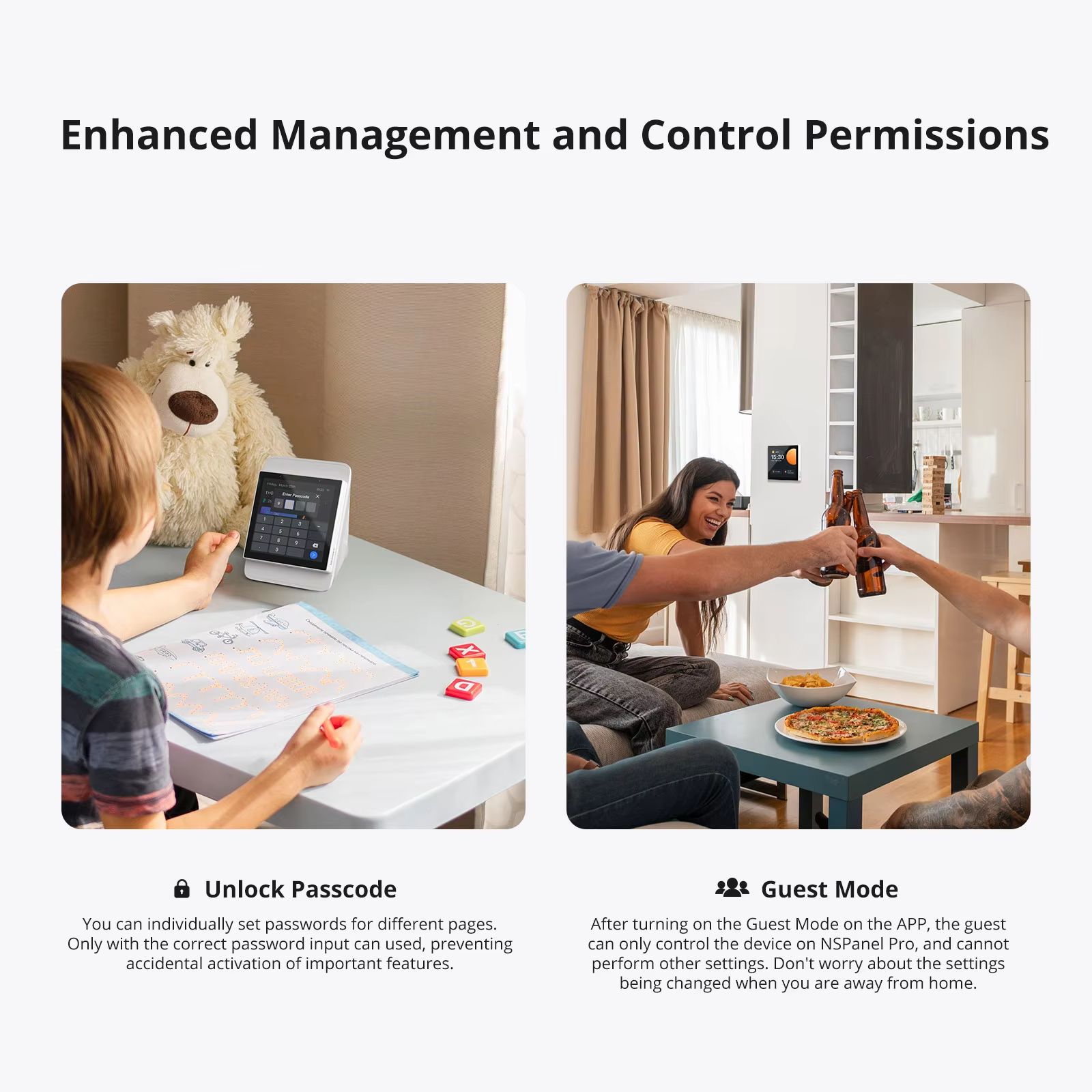 SONOFF NSPanel Pro Smart Home Control Panel – Smart Scene Wall Switch & Thermostat Display with Alexa and Google Integra