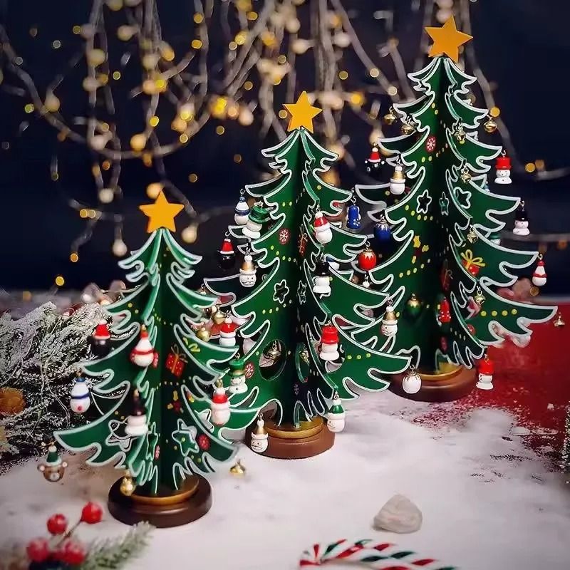 Creative DIY Wooden Christmas Tree