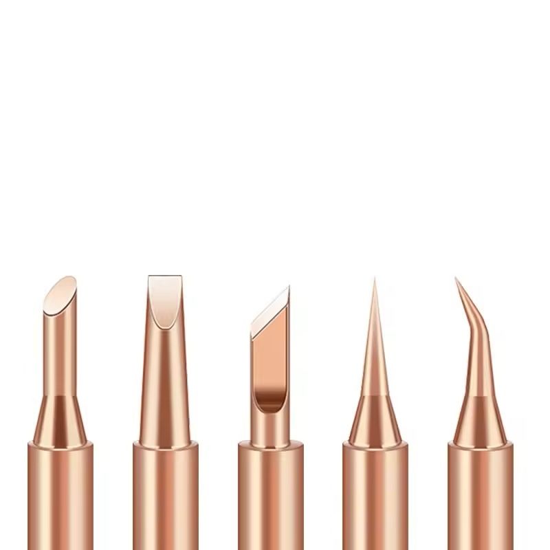 10 Piece Copper Soldering Iron Tip Set For Precision Welding And Repair