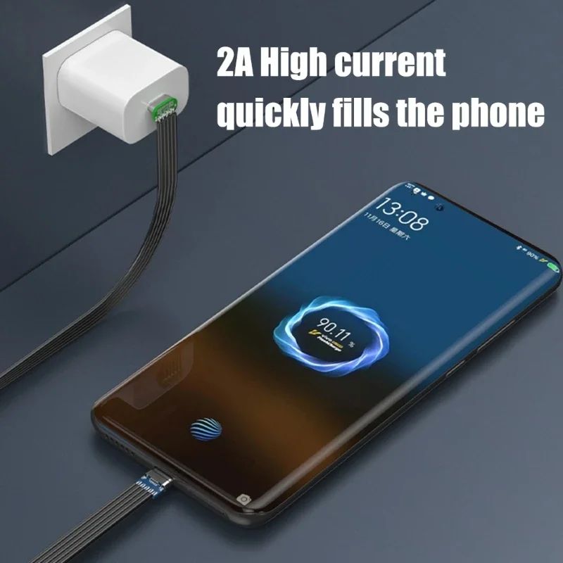 Thin Flexible USB C Charging Cable