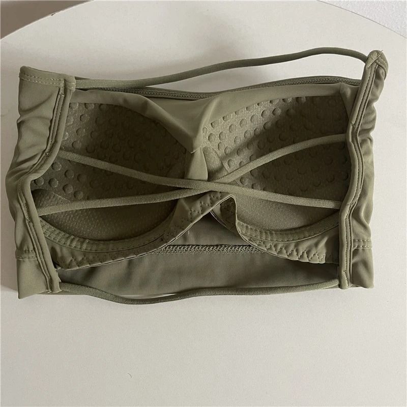 Seamless Ice Silk Tube Top - Strapless Push-Up Bralette & Lingerie