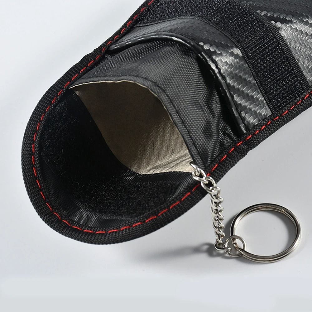 Car Key Signal Blocker Faraday Pouch RFID Protection Case Set of 2