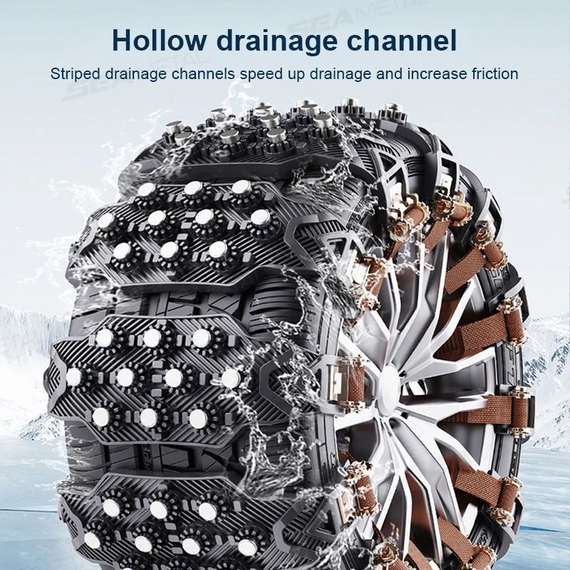 Universal Heavy-Duty Car Snow Tire Chains