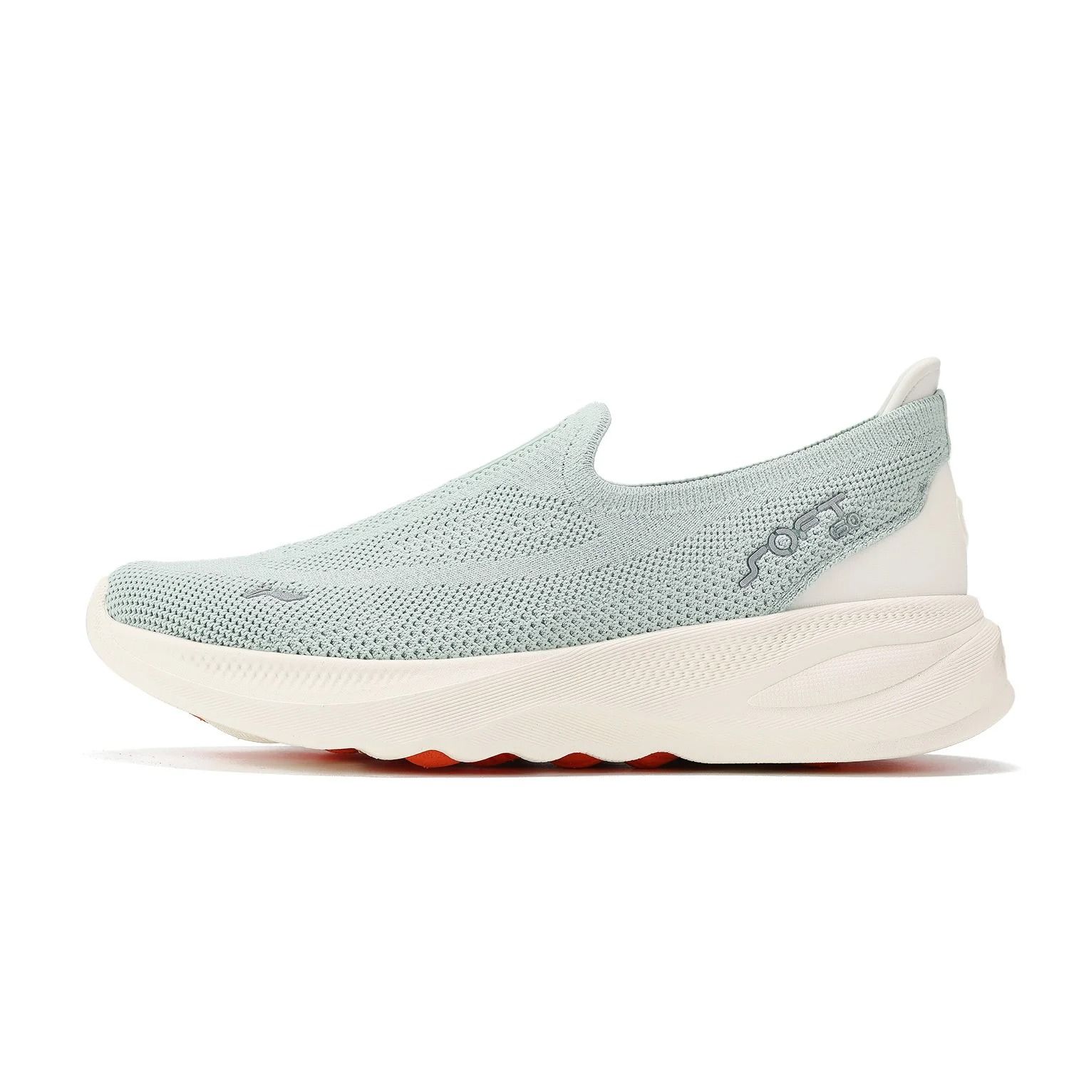 Women Knit Slip On Walking Shoes Breathable Flexible Cushion Sneakers