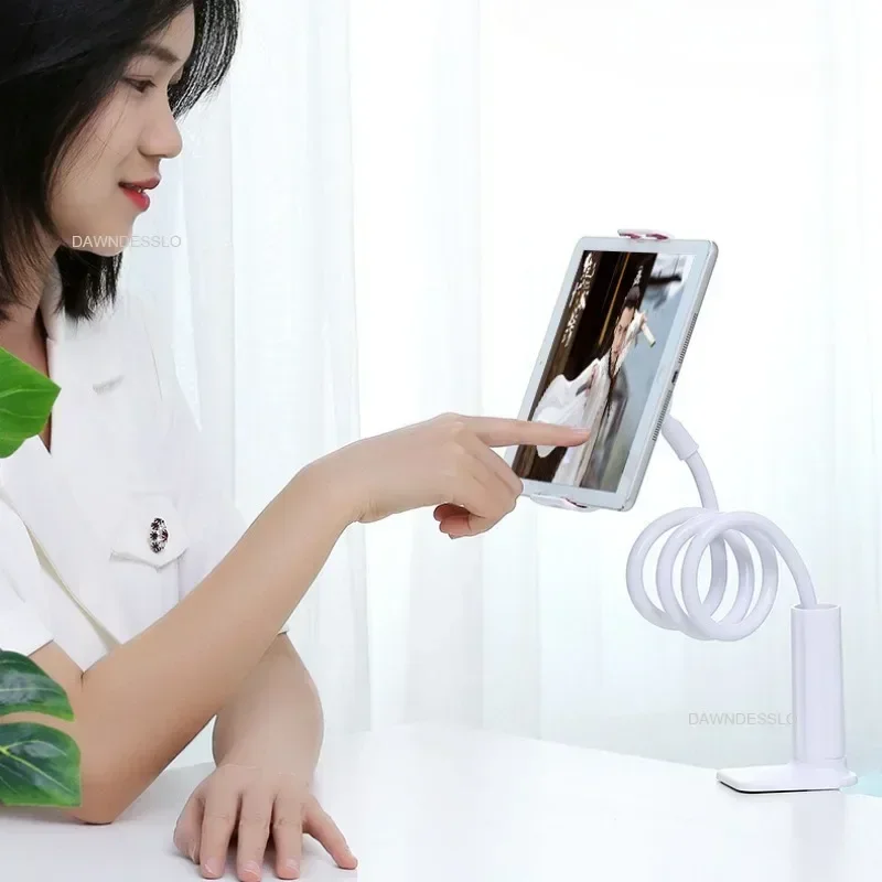 Lazy Bracket Phone Holder Stand, Flexible Long Arms Clamp Mount for Bed and Headrest, Adjustable Clamp