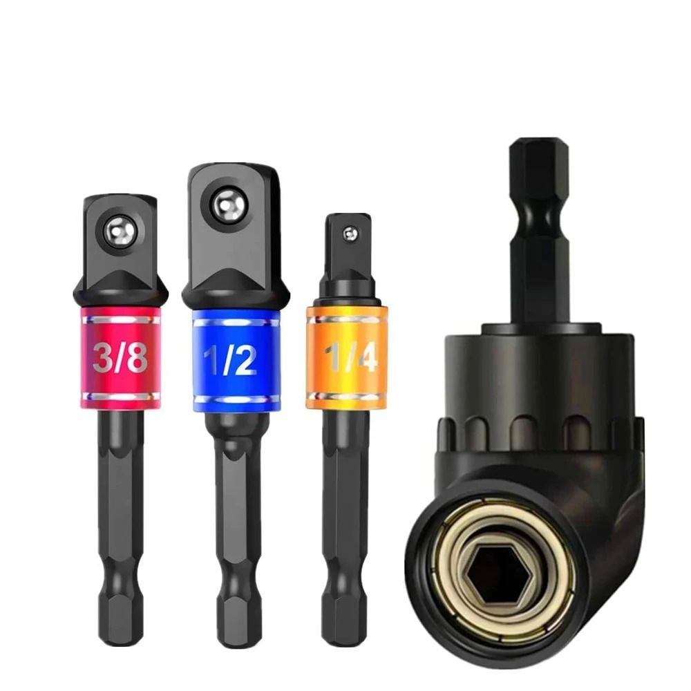 Impact Grade 105 Degree Right Angle Socket Adapter